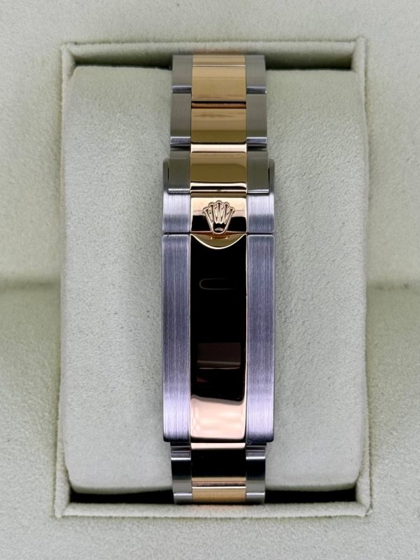 2015 Rolex Submariner 40mm 116613N Two-Tone Black Serti Diamond Dial for sale