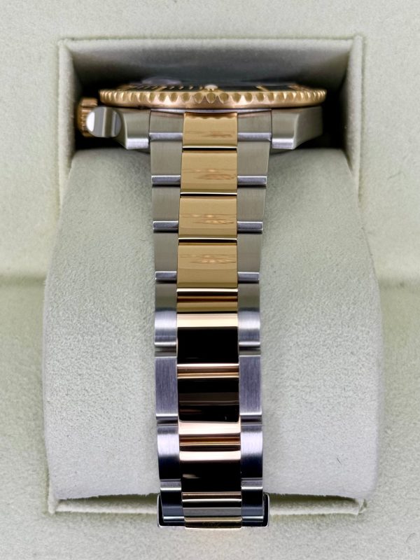 2015 Rolex Submariner 40mm 116613N Two-Tone Black Serti Diamond Dial for sale