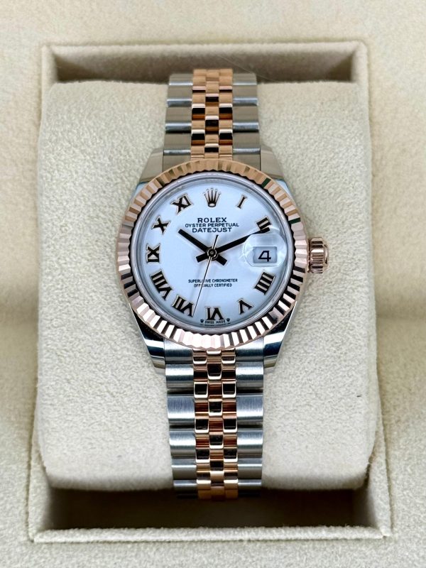 2024 Rolex Lady-Datejust 28mm 279171 Jubilee White Dial (Unworn) for sale
