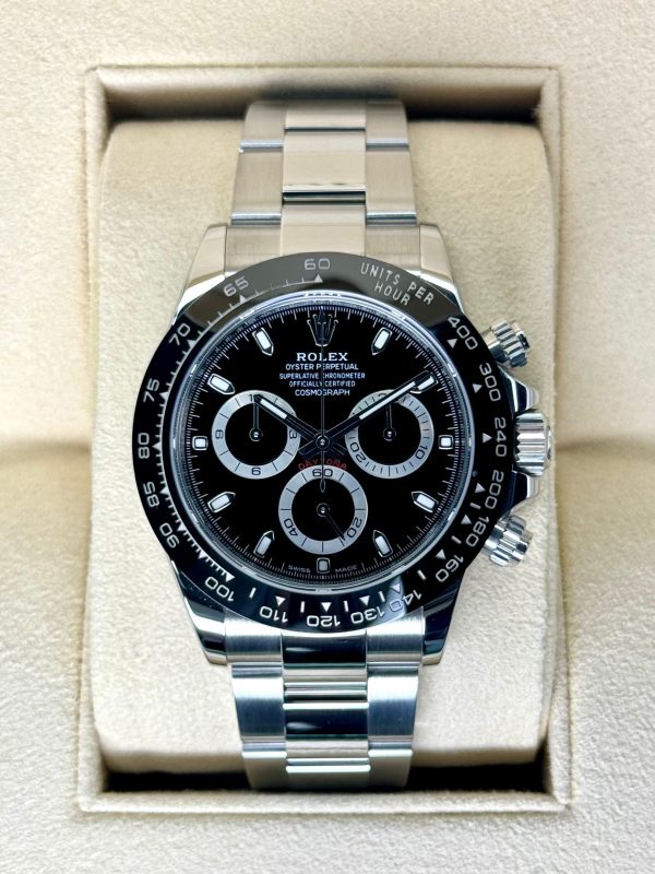 2019 Rolex Daytona 40mm 116500LN Stainless Steel Black Dial for sale