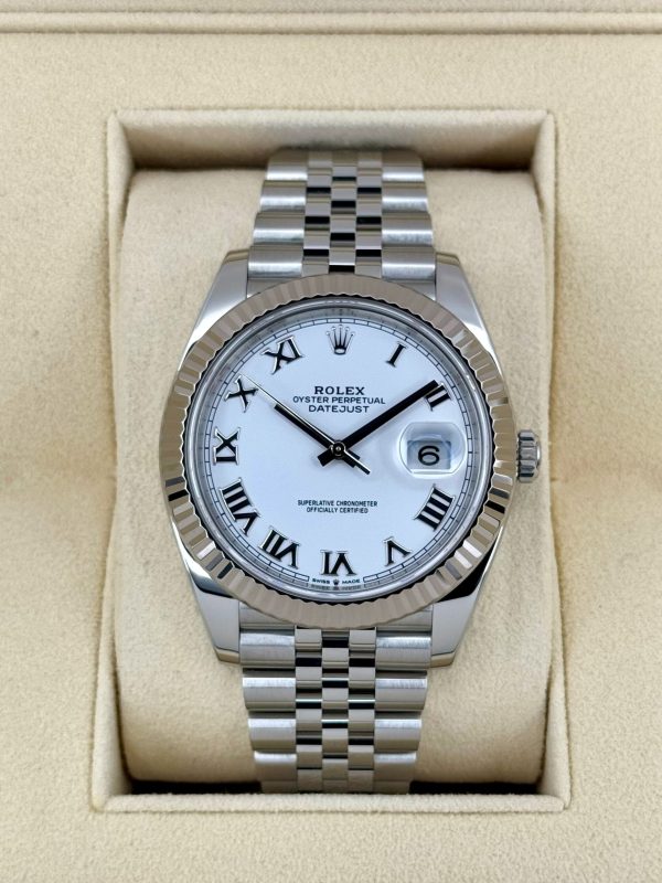 2022 Rolex Datejust 41mm 126334 Stainless Steel Jubilee White Dial for sale