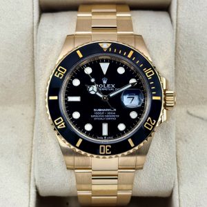 2022 Rolex Submariner 41mm 126618LN Yellow Gold Black Dial for sale