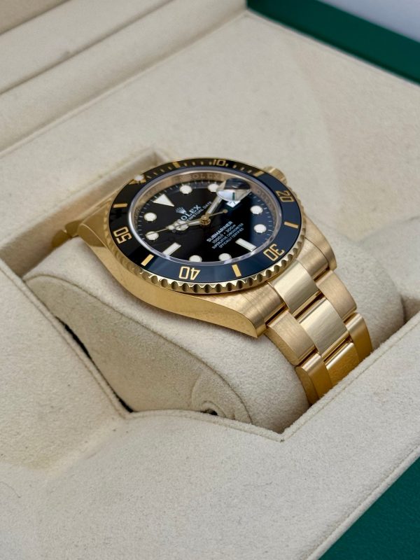 2022 Rolex Submariner 41mm 126618LN Yellow Gold Black Dial for sale