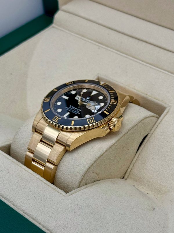 2022 Rolex Submariner 41mm 126618LN Yellow Gold Black Dial for sale