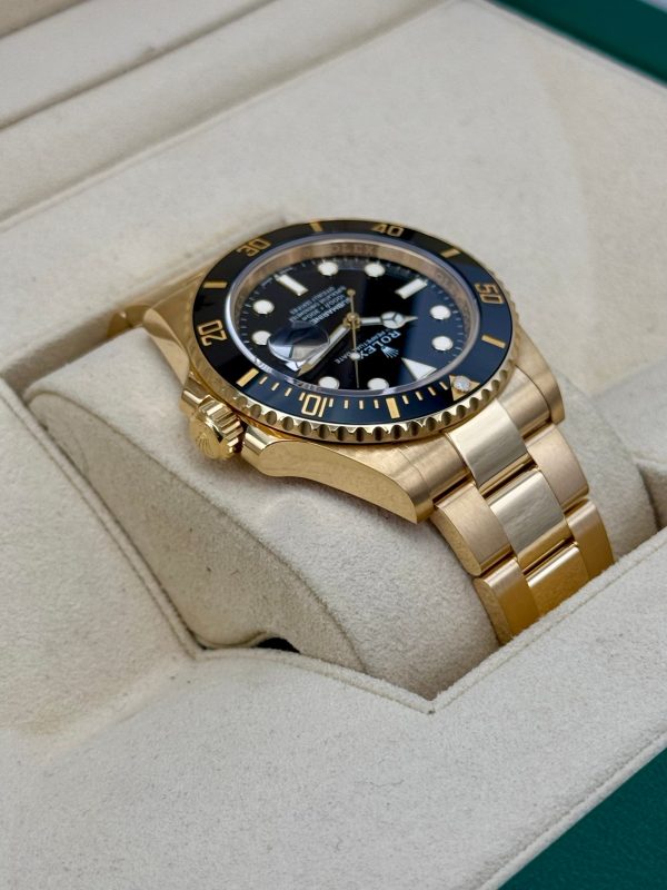 2022 Rolex Submariner 41mm 126618LN Yellow Gold Black Dial for sale