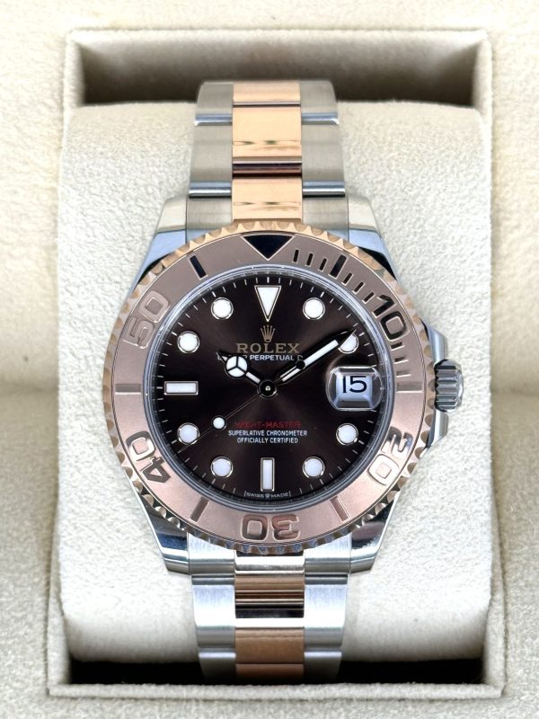 2023 Rolex Yacht-Master 37mm 268621 Two-Tone Chocolate Dial for sale