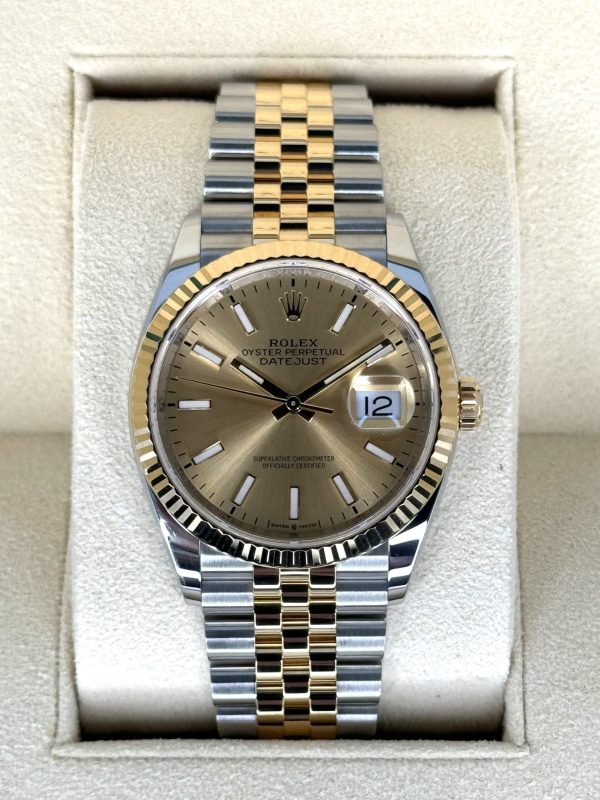 2019 Rolex Datejust 36mm 126233 Two-Tone Jubilee Champagne Dial for sale