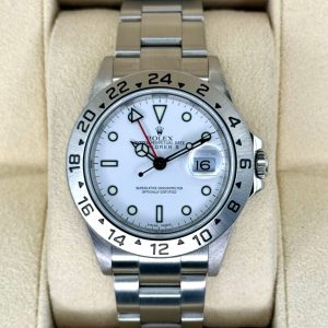 2006 Rolex Explorer II 40mm 16570 Stainless Steel Polar White Dial for sale