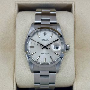 Rolex Oyster Date 34mm 6694 Stainless Steel Silver Dial for sale