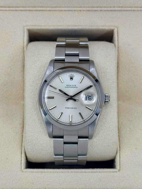 Rolex Oyster Date 34mm 6694 Stainless Steel Silver Dial for sale