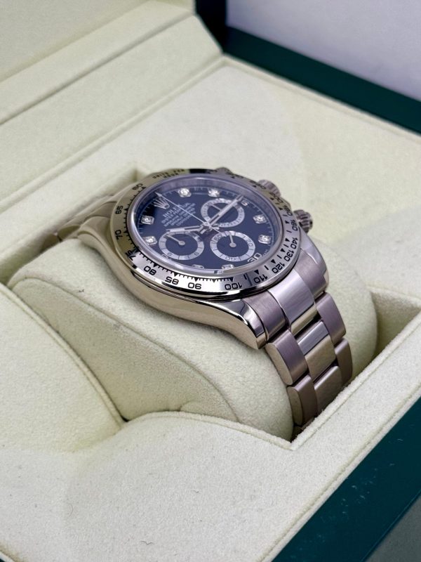 2009 Rolex Daytona 40mm 116509 White Gold Black Diamond Dial for sale