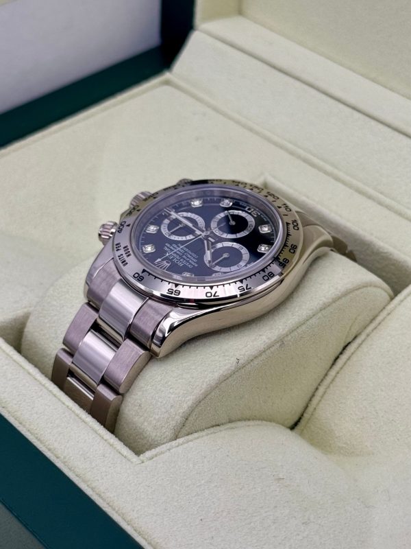 2009 Rolex Daytona 40mm 116509 White Gold Black Diamond Dial for sale