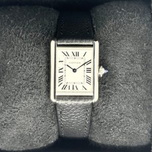2024 Cartier Tank 29.5mm WSTA0042 Stainless Steel White Dial (Unworn) for sale