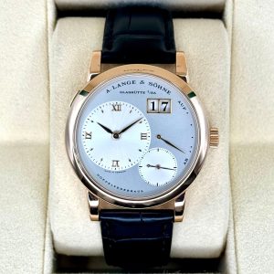 2000 A Longe & Shone Lange 1 38.5mm 101.032 Rose Gold Silver Dial for sale