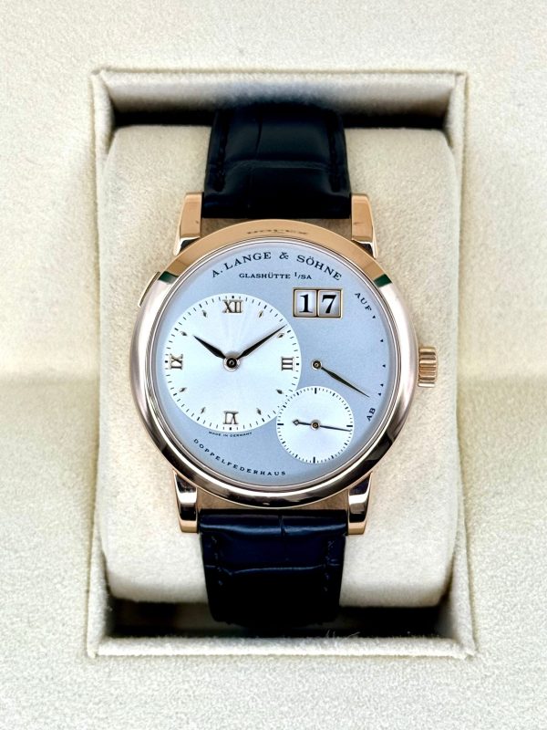 2000 A Longe & Shone Lange 1 38.5mm 101.032 Rose Gold Silver Dial for sale
