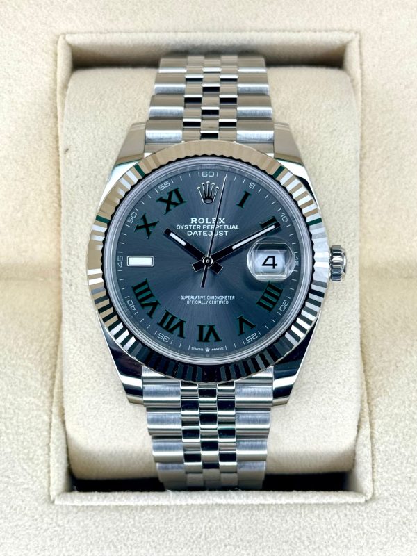 2024 Rolex Datejust 41mm 126334 Jubilee Wimbledon Dial (Unworn) for sale