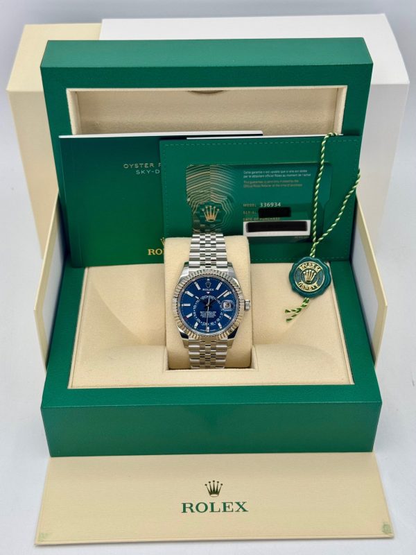 2024 Rolex Sky-Dweller 42mm 336934 Jubilee Blue Dial (Unworn) (No. 3 of 3) for sale