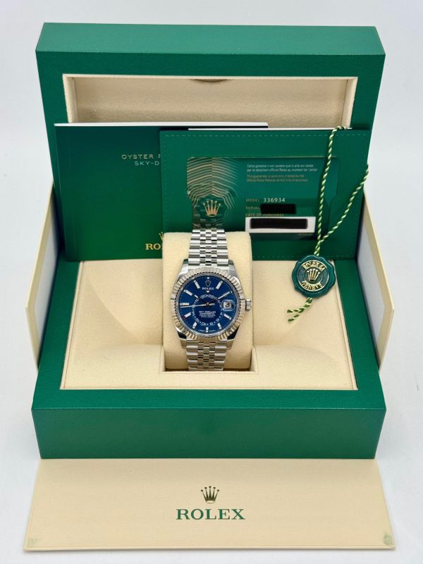 2024 Rolex Sky-Dweller 42mm 336934 Jubilee Blue Dial (Unworn) (No. 3 of 3) for sale