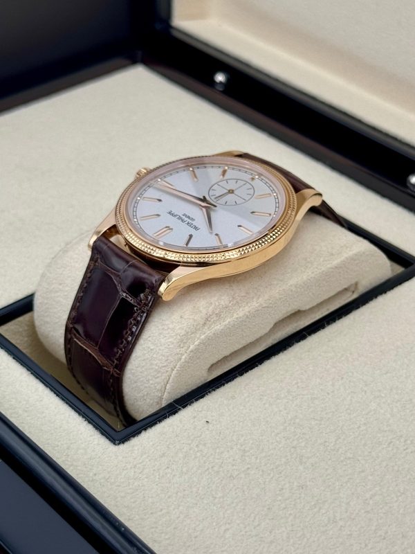 Patek Philippe Calatrava 40mm 6119R Rose Gold White Dial for sale