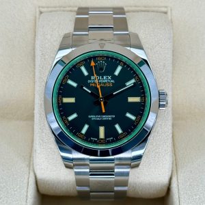 2023 Rolex Milgauss 40mm 116400GV Stainless Steel Black Dial (Unworn) for sale