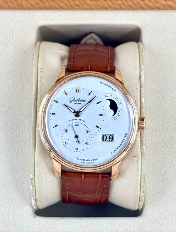 Glashütte Original PanoMaticLunar 40mm 1-90-02-45-35-62 Red Gold for sale