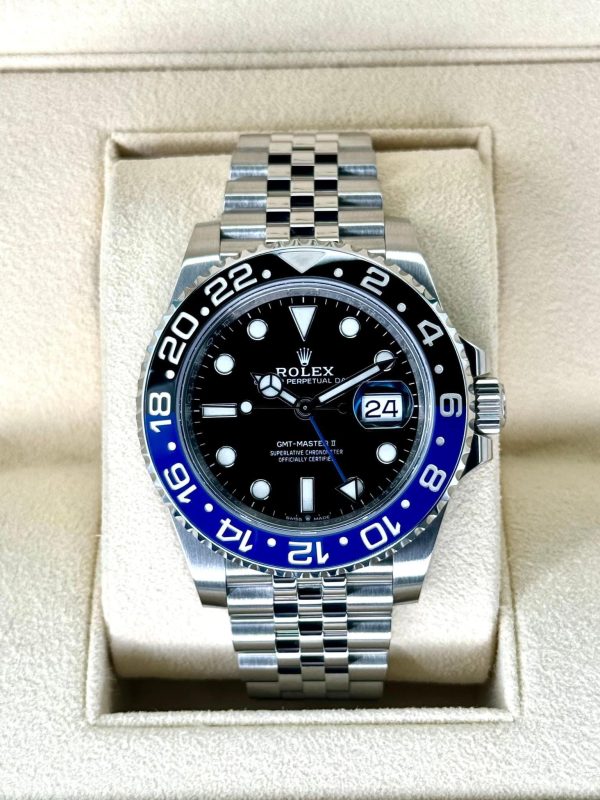 2023 Rolex GMT-Master II “Batgirl” 40mm 126710BLNR Jubilee Black Dial (Unworn) (No. 1 of 3) for sale