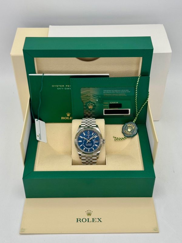 2022 Sky-Dweller 42mm 326934 Stainless Steel Jubilee Blue Dial for sale