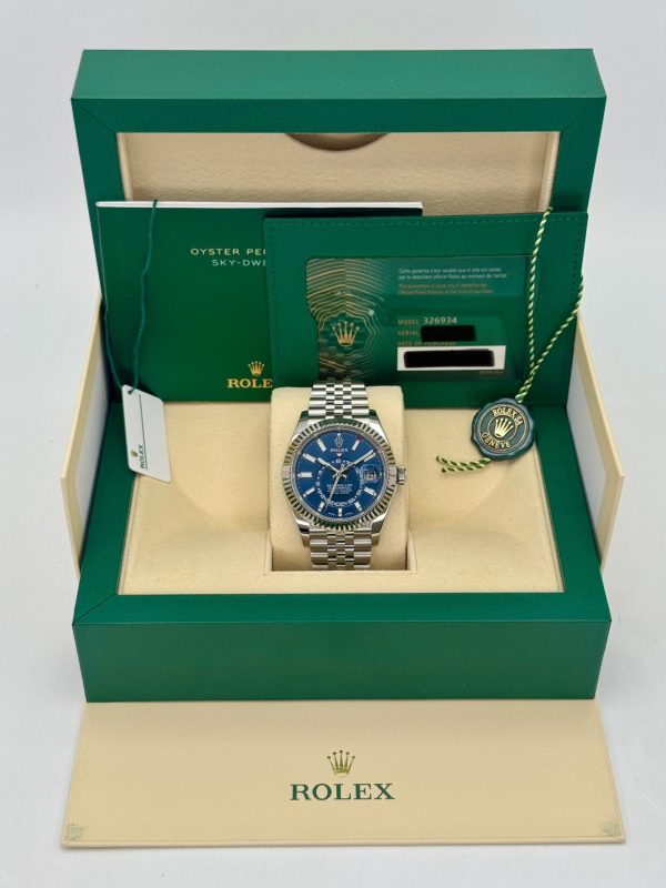 2022 Sky-Dweller 42mm 326934 Stainless Steel Jubilee Blue Dial for sale