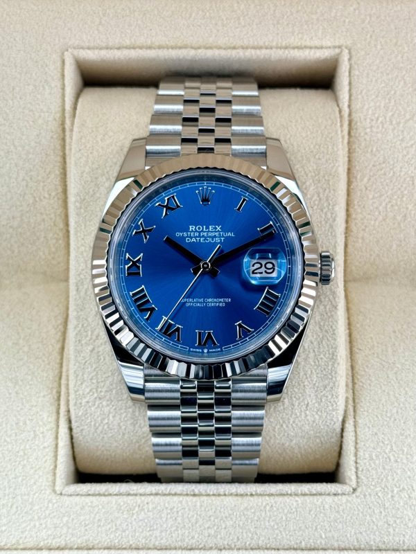 2022 Rolex Datejust 41mm 126334 Stainless Steel Jubilee Blue Dial (No. 1 of 2) for sale