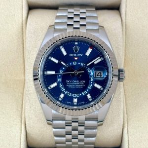 2022 Sky-Dweller 42mm 326934 Stainless Steel Jubilee Blue Dial for sale
