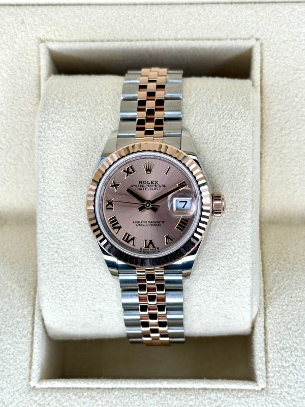 2024 Rolex Lady Datejust 28mm 279171 Two-Tone Jubilee Pink Dial (Unworn) for sale