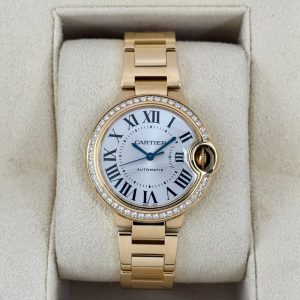 2021 Cartier Ballon Bleu De Cartier 33mm WJBB0042 Silver Dial for sale