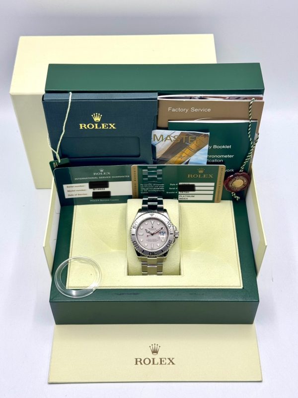 2010 Rolex Yacht-Master 40mm 16622 Platinum Bezel and Dial for sale