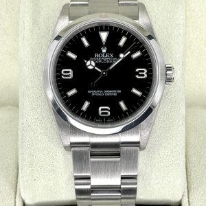 2007 Rolex Explorer 36mm 114270 Stainless Steel Black Dial for sale