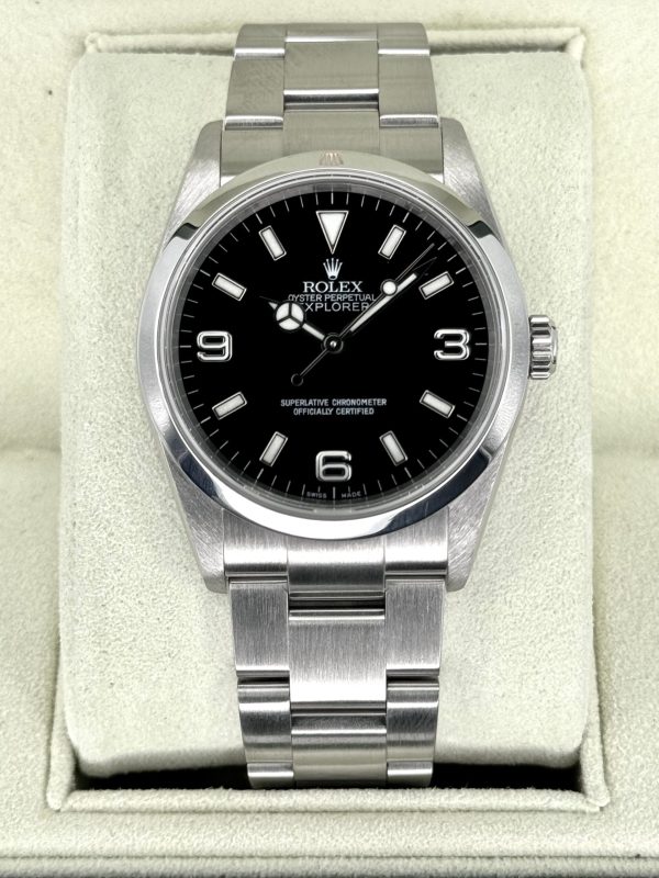 2007 Rolex Explorer 36mm 114270 Stainless Steel Black Dial for sale