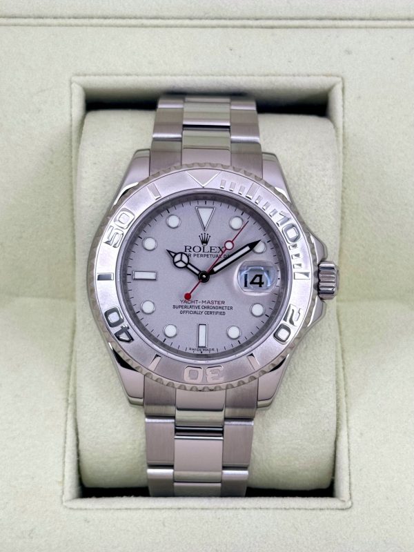2010 Rolex Yacht-Master 40mm 16622 Platinum Bezel and Dial for sale