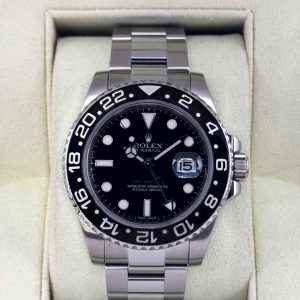2010 Rolex GMT-Master II 40mm 116710LN Stainless Steel Black Dial (No. 2 of 2) for sale