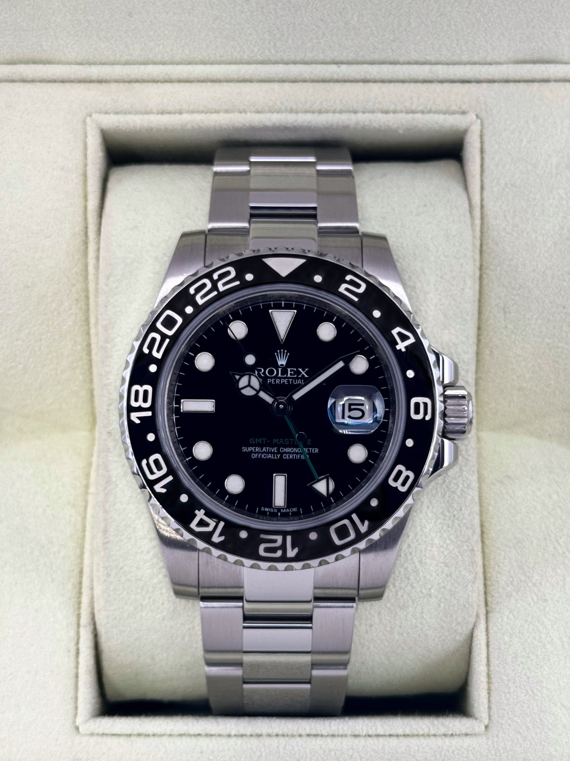 Pre owned Rolex GMT-Master II 116710LN for sale