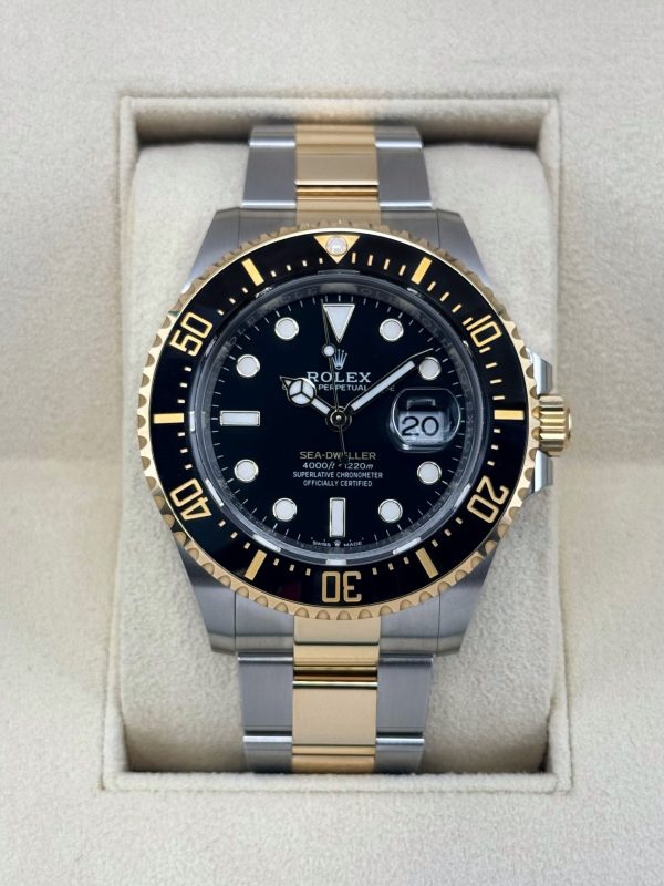 2024 Rolex Sea-Dweller 43mm 126603 Two-Tone Black Dial (Unworn) for sale