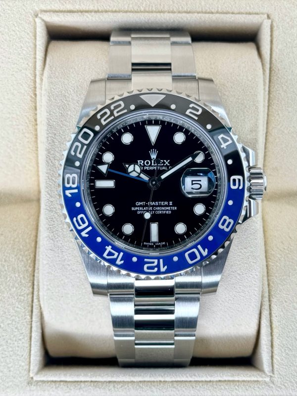 2019 Rolex GMT-Master II “Batman” 40mm 116710BLNR Oyster for sale