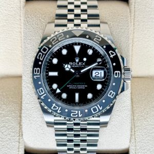 2024 Rolex GMT-Master II “Bruce Wayne” 40mm 126710GRNR Black Dial (Unworn) for sale