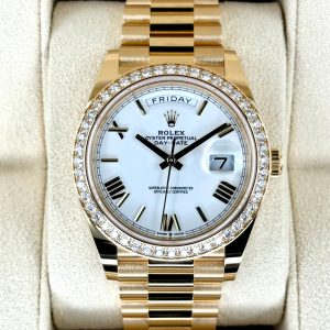2024 Rolex Day-Date 40mm 228348RBR Presidential White Dial (Unworn) for sale