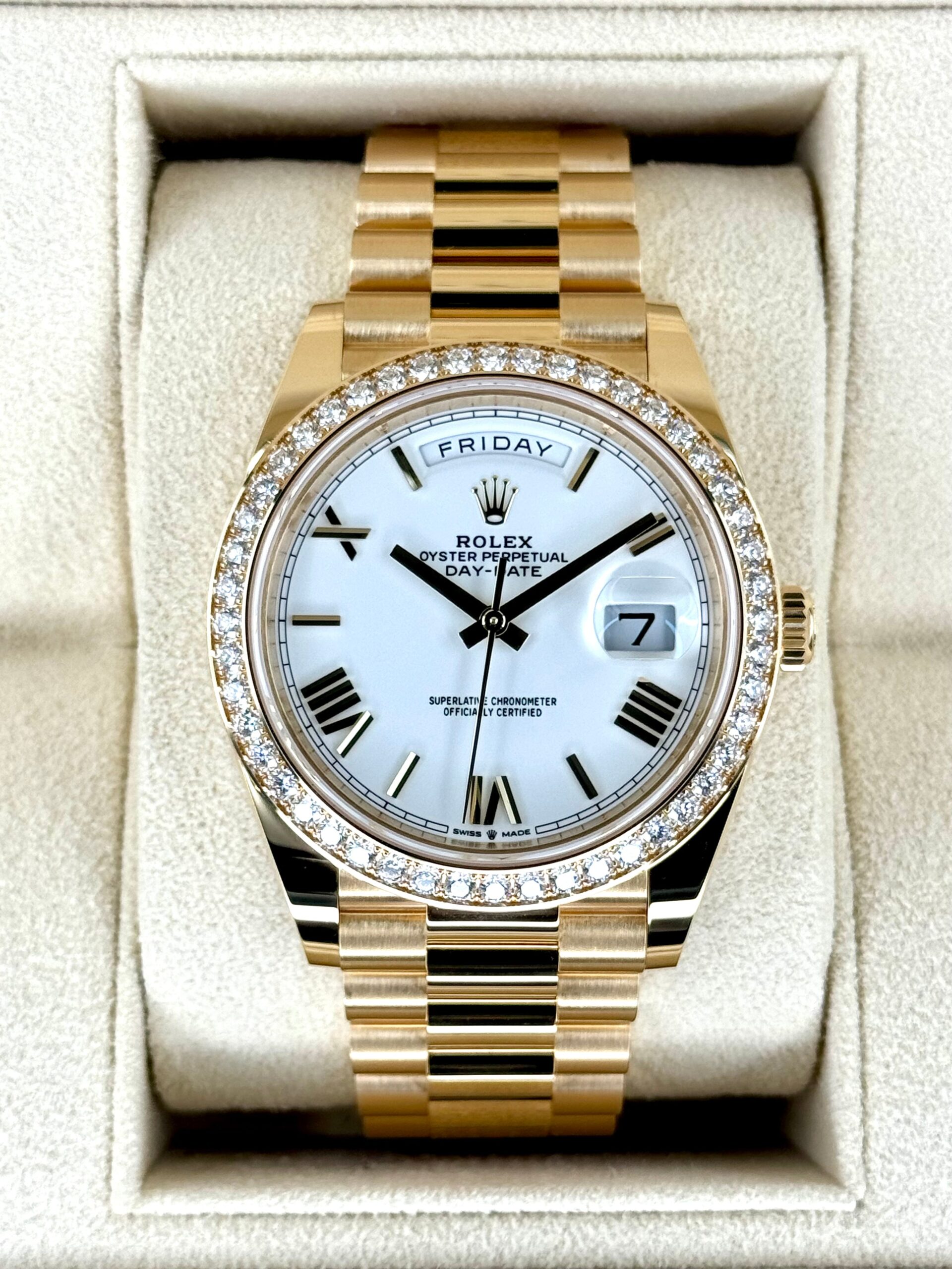 Pre owned Rolex Day-Date 40 228348RBR for sale