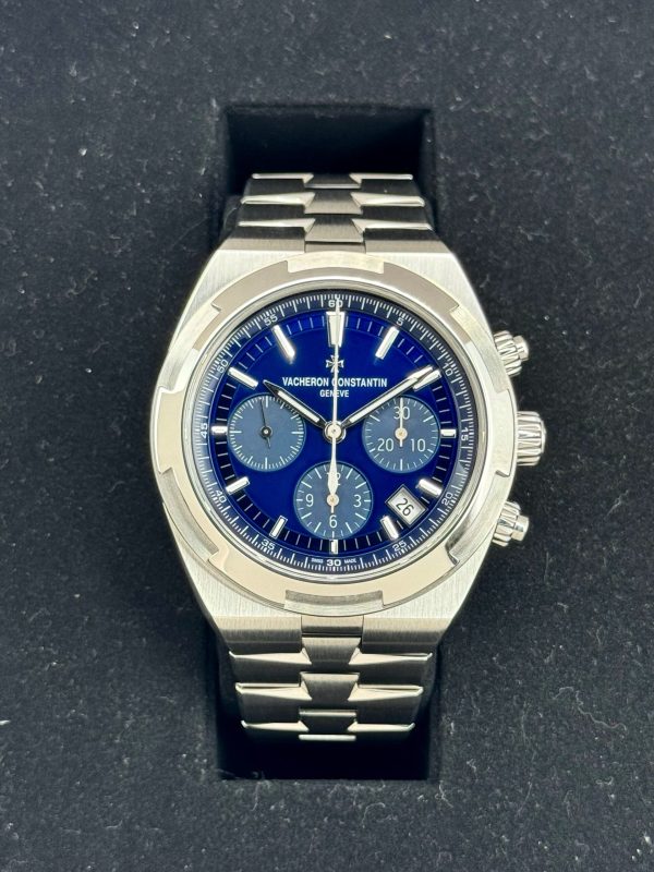 2020 Vacheron Constantin Overseas 42.5mm 5500V Stainless Blue Dial for sale
