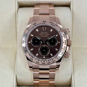 2023 Rolex Daytona 40mm 116505 Rose Gold Chocolate Dial for sale