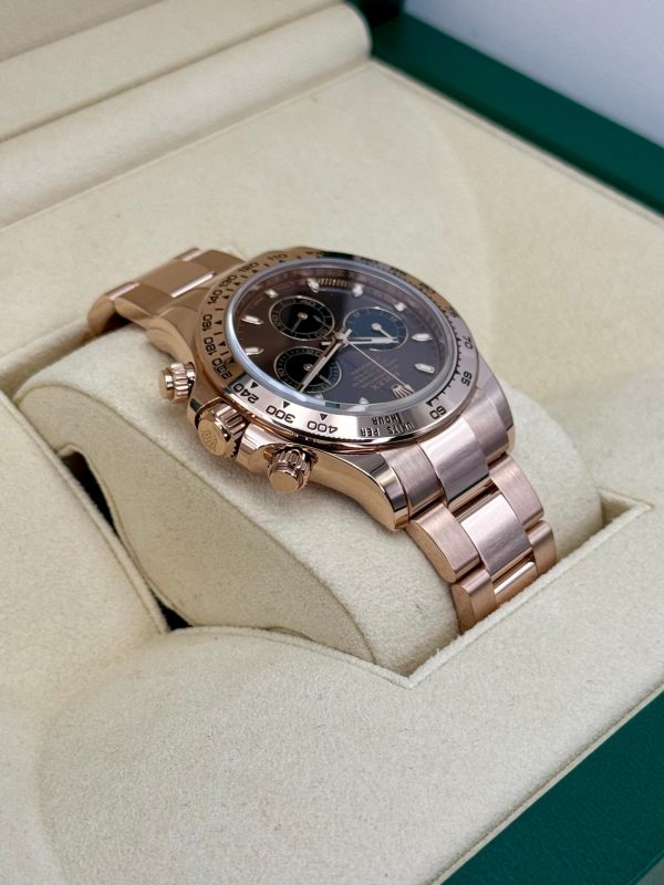 2023 Rolex Daytona 40mm 116505 Rose Gold Chocolate Dial for sale