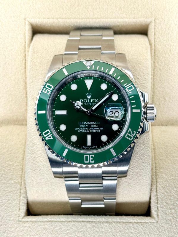 2020 Rolex Submariner “Hulk” 40mm 116610LV Green Dial (No. 2 of 2) for sale