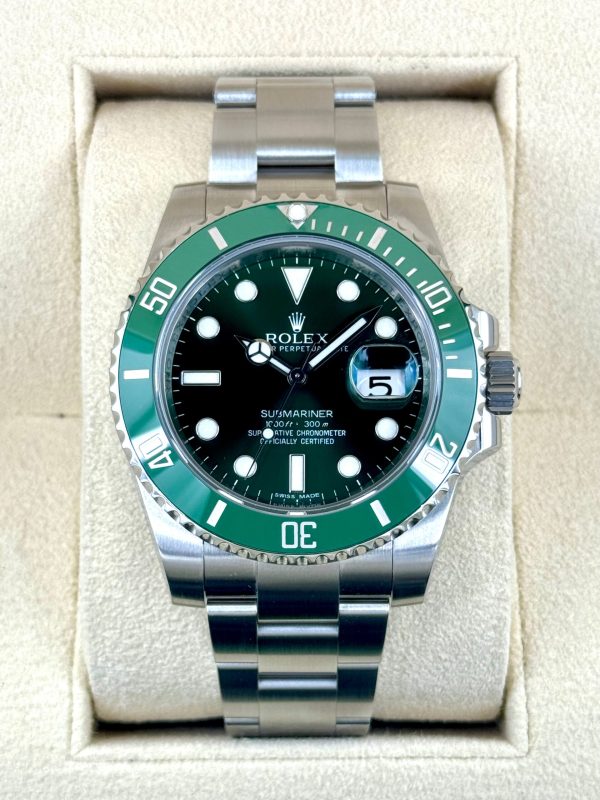 2011 Rolex Submariner “Hulk” 40mm 116610LV Green Dial for sale