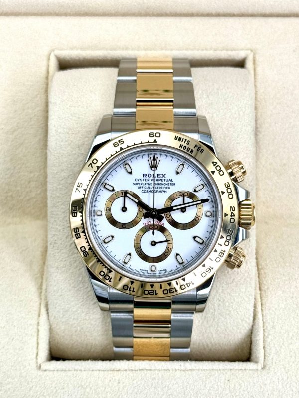 2023 Rolex Daytona 40mm 116503 Two-Tone White Dial for sale