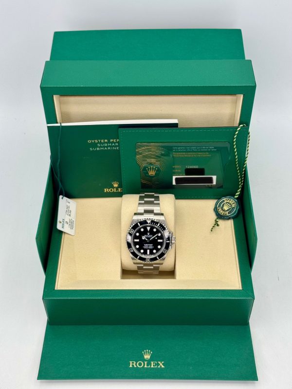 2025 Rolex Submariner 41mm 124060 Stainless Steel Black Dial (Unworn) for sale